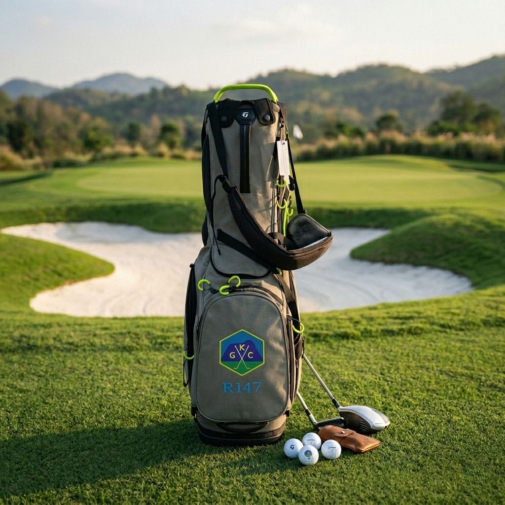 Golf Bag Embroidery Logo + Name