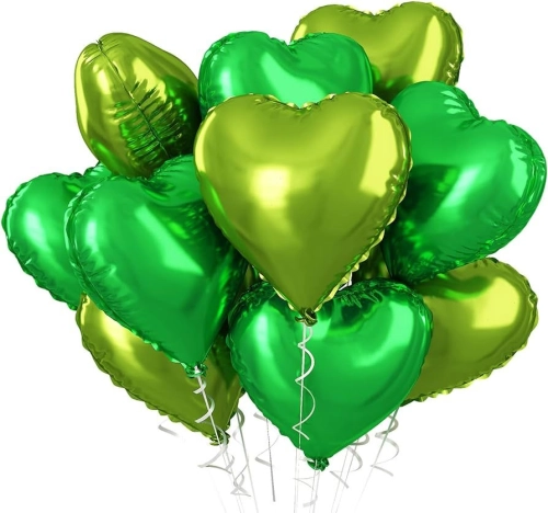 Foil Balloon Matt Heart Shape - Lime Green (FB-SLB076-LG)