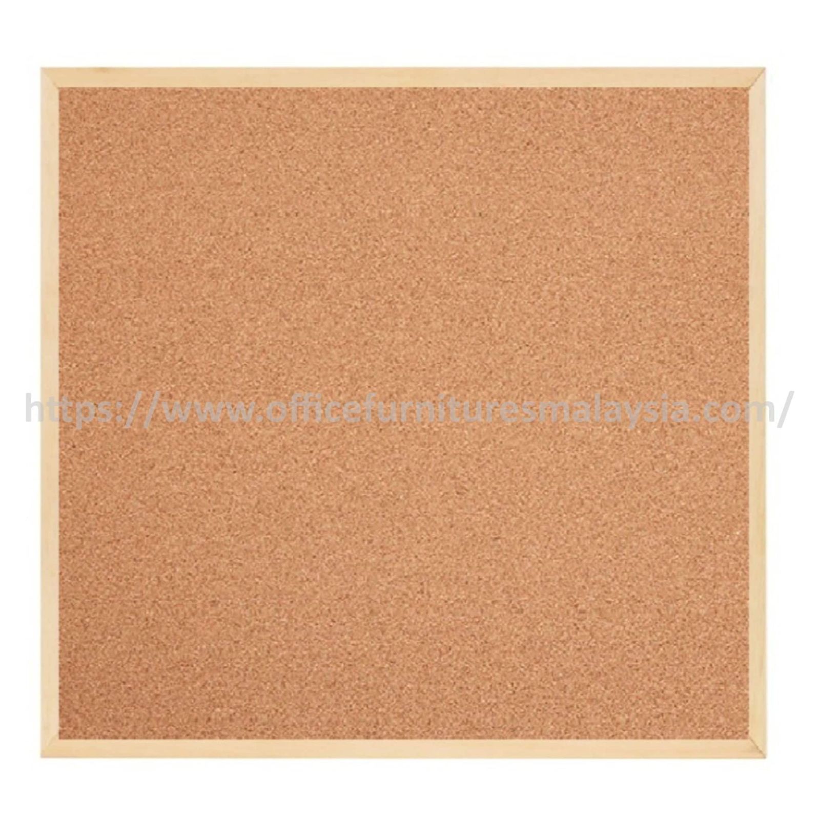 2 ft x 2 ft Basic Wooden Frame Cork Board OFMEC022C