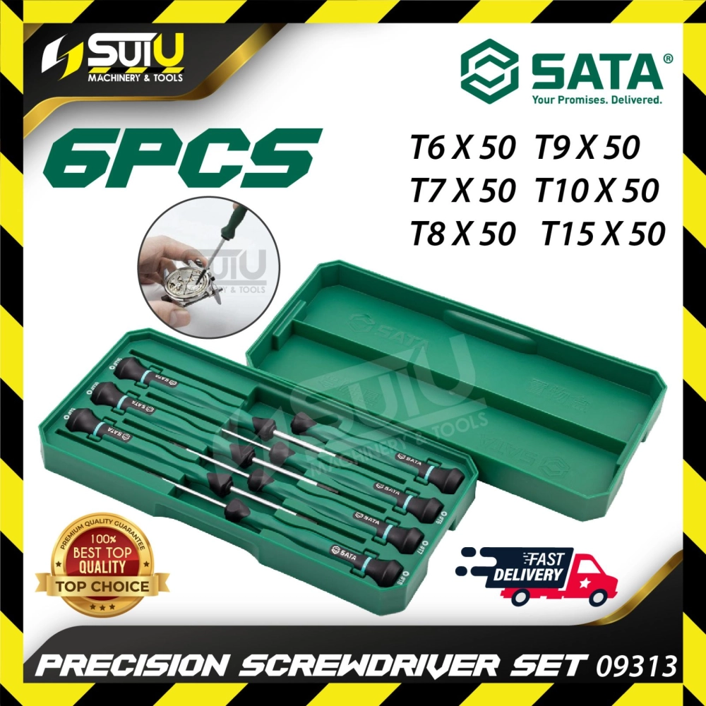 SATA 09313 6PCS Precision Screwdriver Set