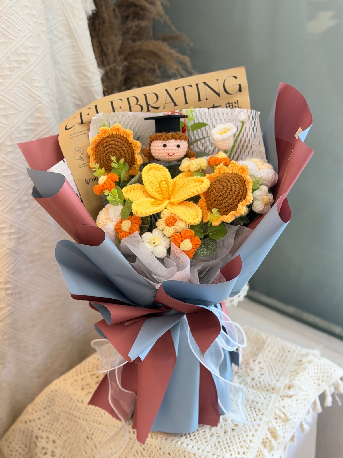 Crochet handmade flower