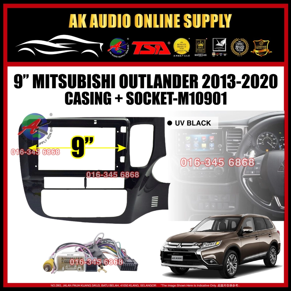 T5 DSP CarPlay◾TSA Mitsubishi Outlander 2013 - 2020 Android 9'' inch Car Player Monitor