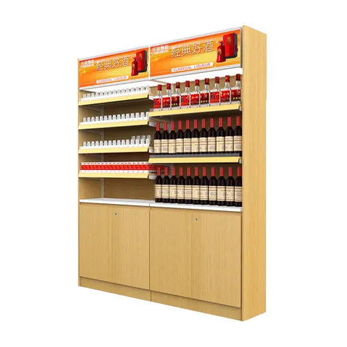 STEEL & WOOD TOBACCO & ALCOHOL CABINET