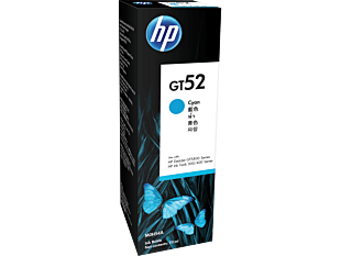 HP GT52 70-ml Cyan Original Ink Bottle M0H54AA