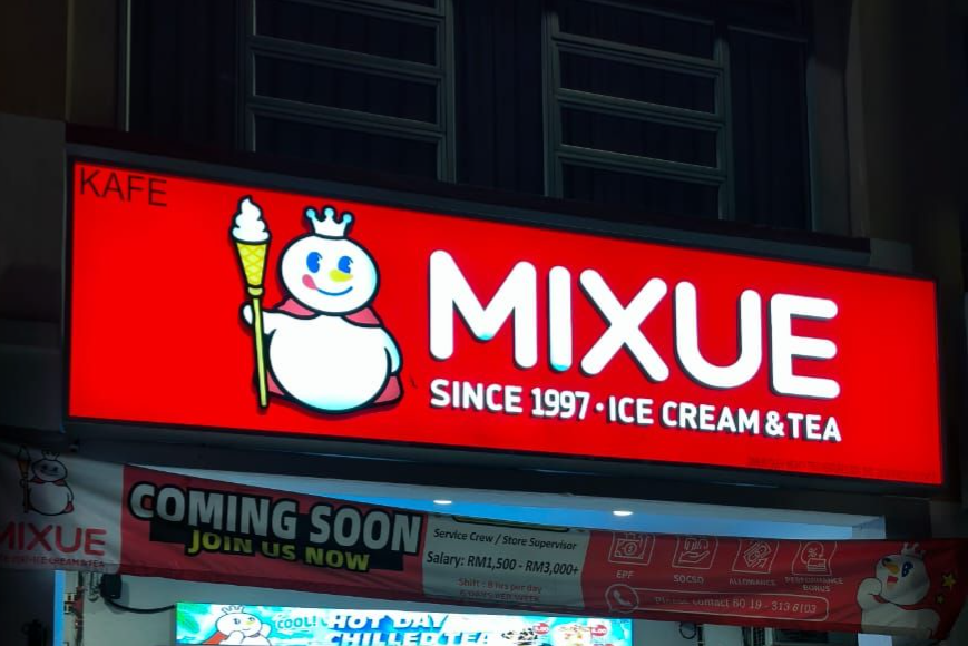 CHAIN STORE BRAND CONSISTENCY DISPLAY | TOP-TIER 3D LED BOX UP FRONT-LIT SIGNAGE BUILDER IN SELAYANG, SUBANG USJ & SEA PARK