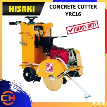 Hisaki Concrete Road Cutter YRC16 c/w Honda Petrol Engine GX390 13HP (Original) Free 1pc 16" Cutting DIsc