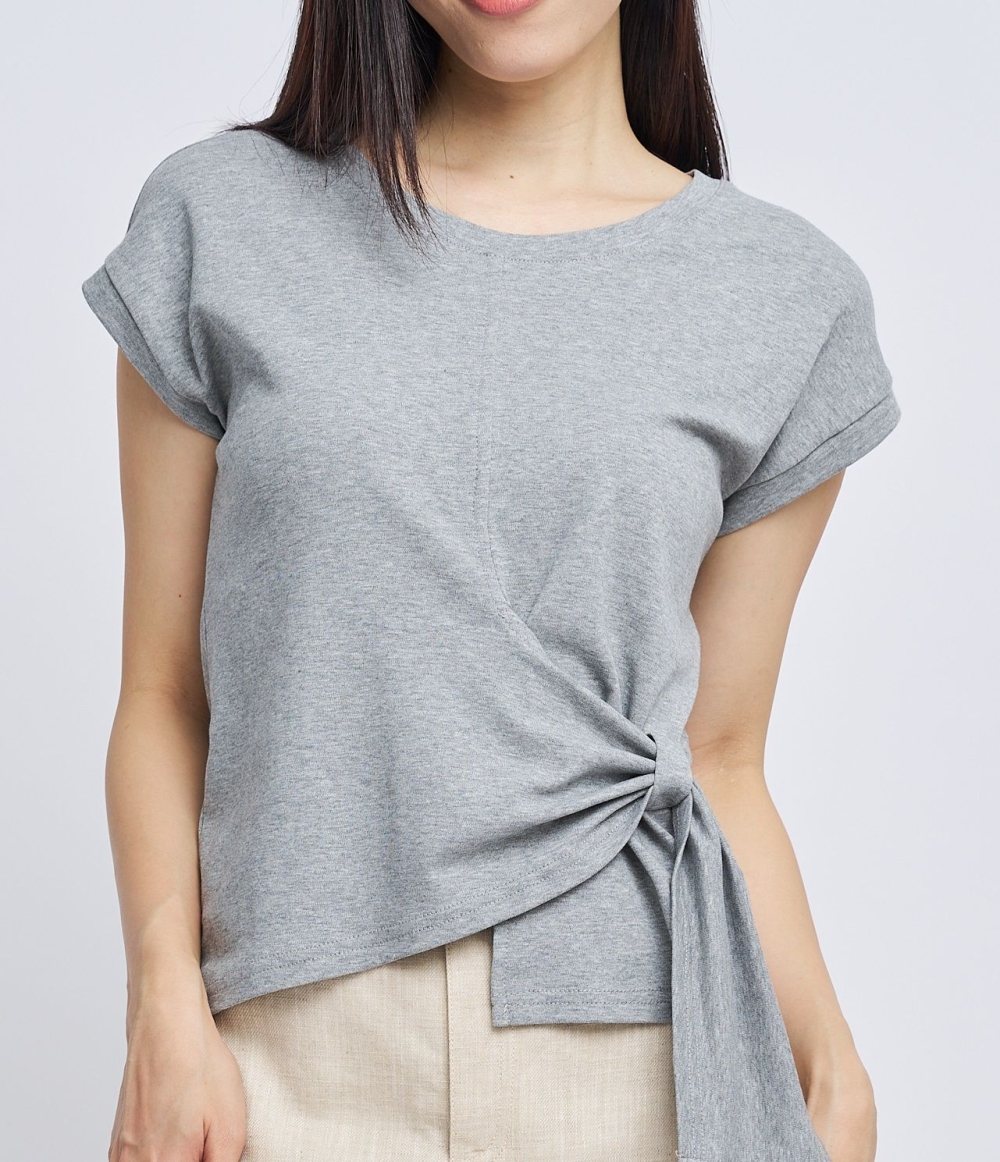 Seline Knot Detail Tee