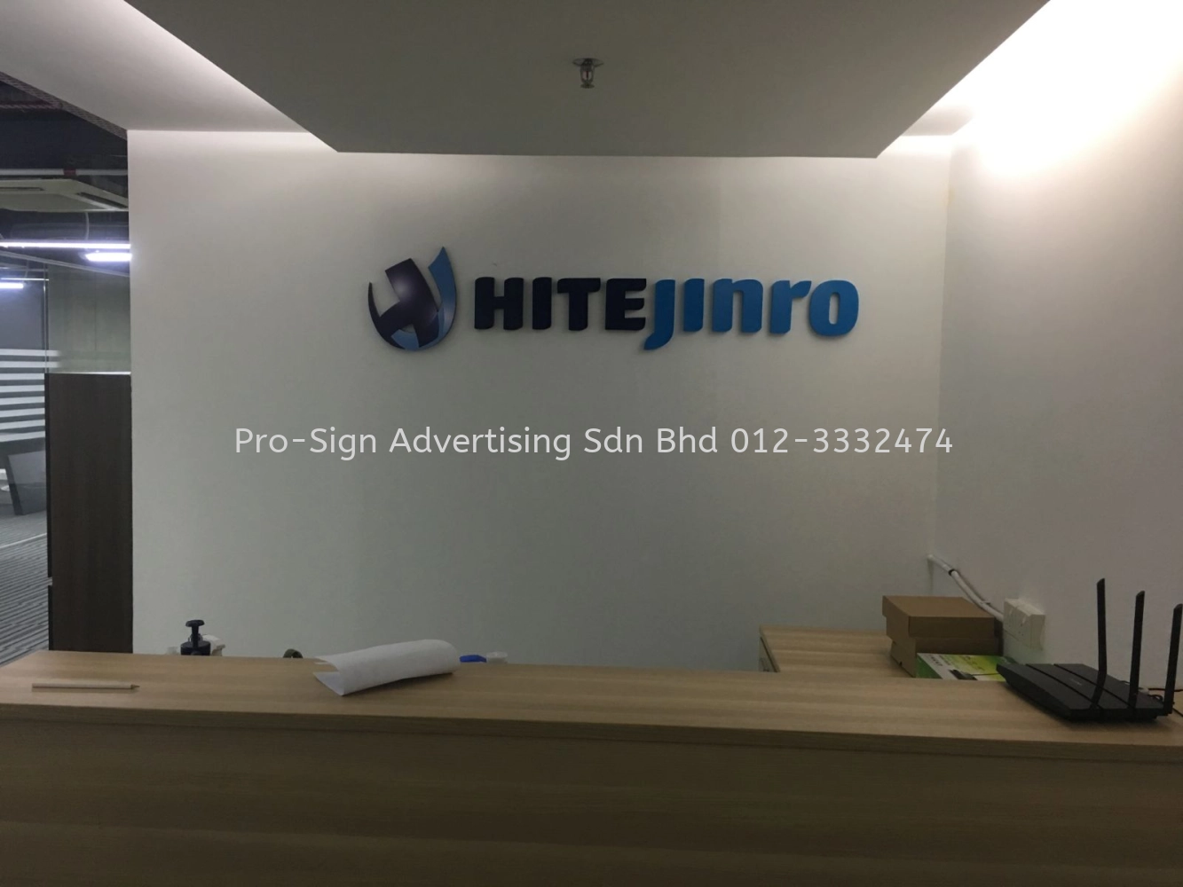 3D BOX UP INDOOR SIGNAGE (HITEJINRO, KL, 2018)