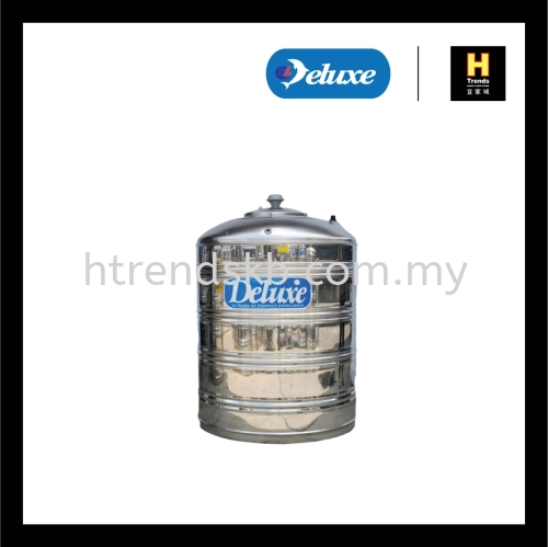 Deluxe 304 Stainless Steel Water Tank / Tangki Air (Vertical Without Stand/ Flat Bottom)