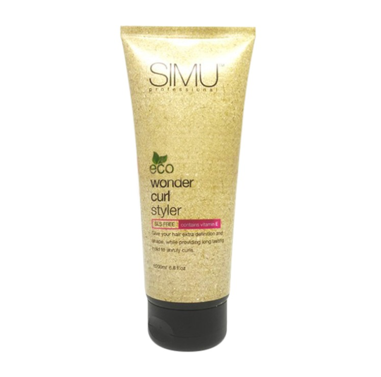 Simu Eco Wonder Curl Styler Professional Salon SLS Free 200ml