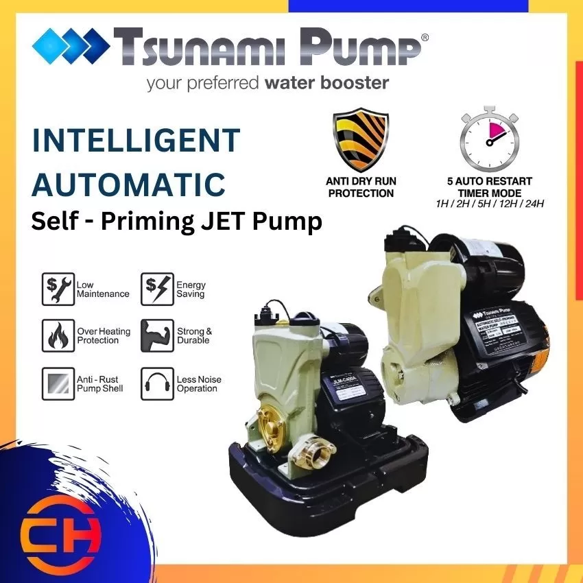 TSUNAMI PUMP JLM SERIES JLM - 200A / JLM - 400A / JLM - 800A / JLM - 1500A / JLM - C400A  INTELLIGENT AUTOMATIC SELF - PRIMING JET PUMP  