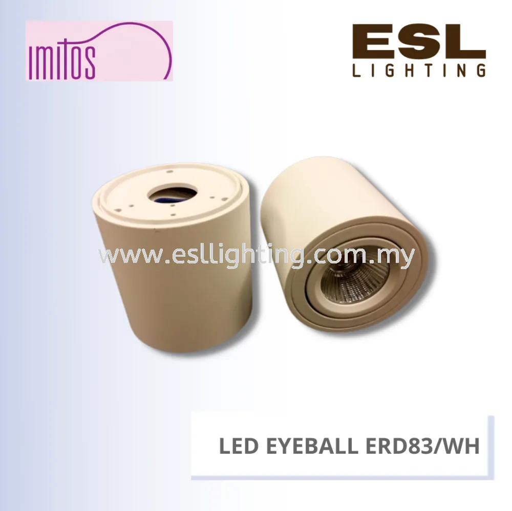 IMITOS LED SURFACE EYEBALL ROUND ERD83/WH 10W