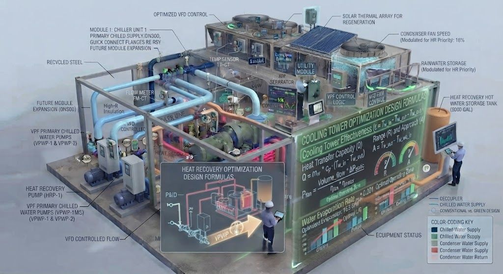Cooling tower optimization design formulas