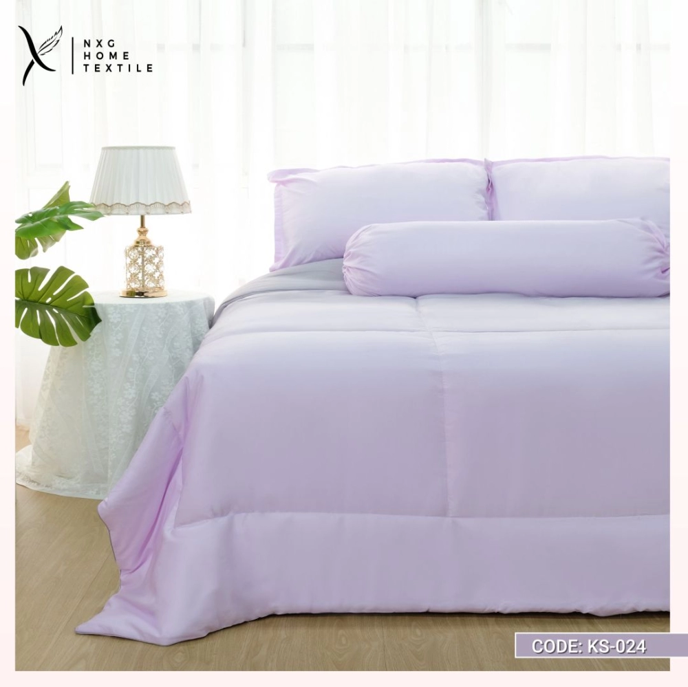  NXG Cool Silk 5in1 Comforter Set 2500TC - (Queen/ King) 