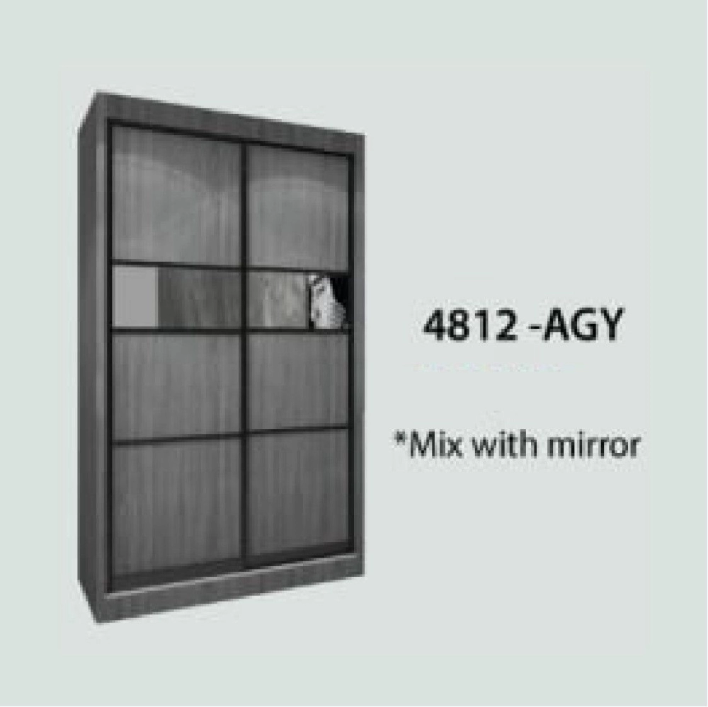 Wardrobe 4x8 - Ash Grey (4812)