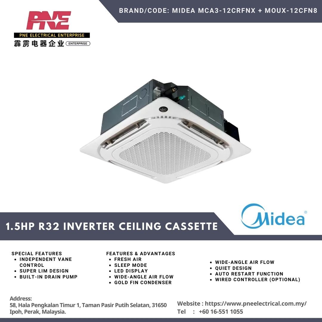 Midea Light Commercial Ceiling Cassette Air Conditioner