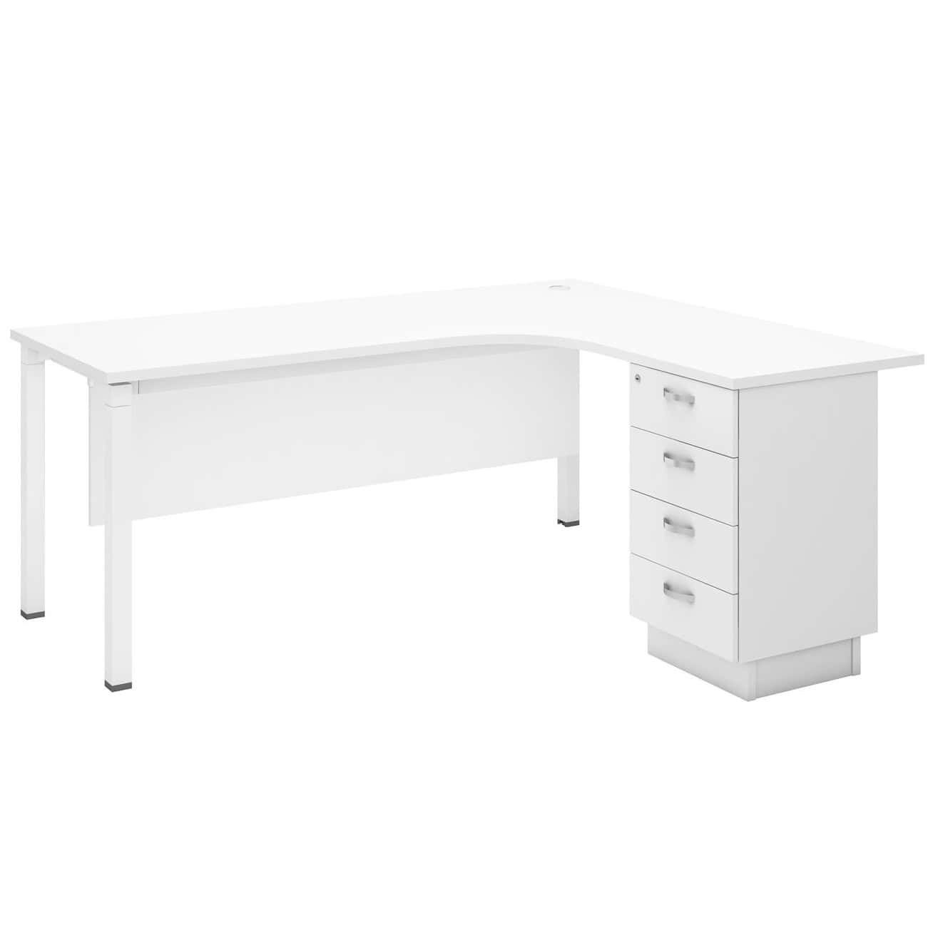 5 ft Modish L Shape Manager Table OFUTWL552-4D