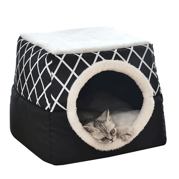 Cat Sleeping Cushion House