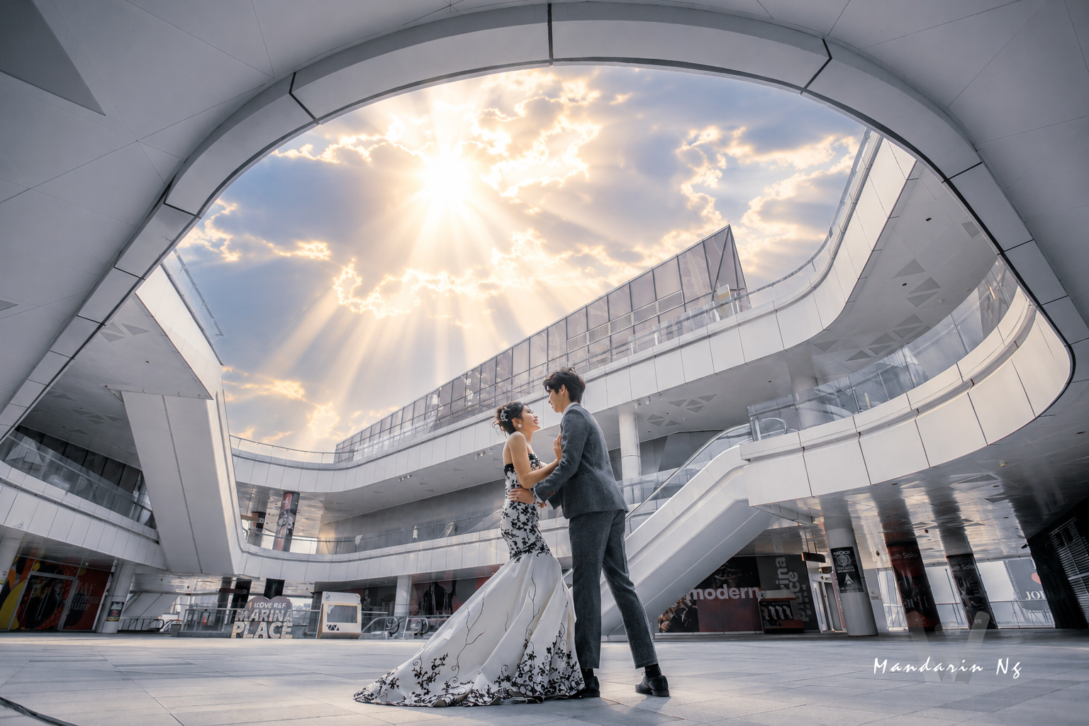 Architectural Pre Wedding Shoot