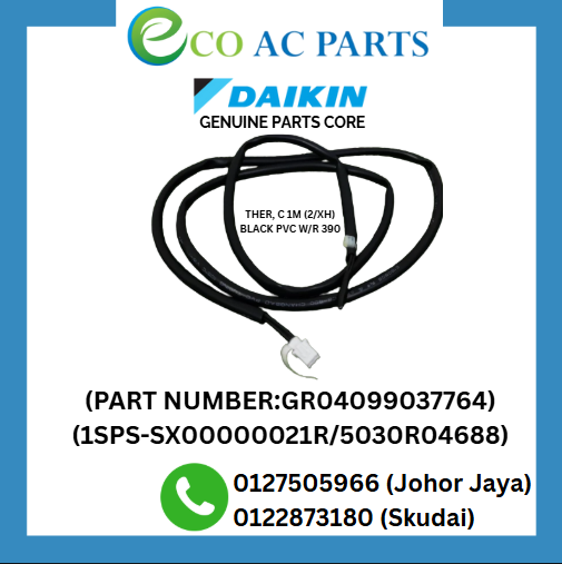 THER, C 1M (2/XH) BLACK PVC W/R 390 (GR04099037764/ 1SPS-SX00000021R/ 5030R04688)