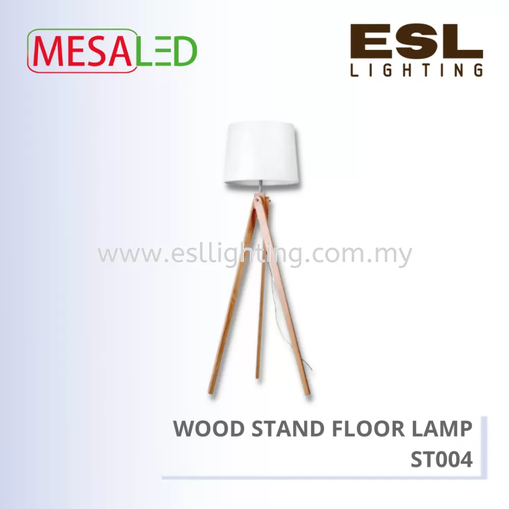 MESALED WOOD STAND FLOOR LAMP - ST004