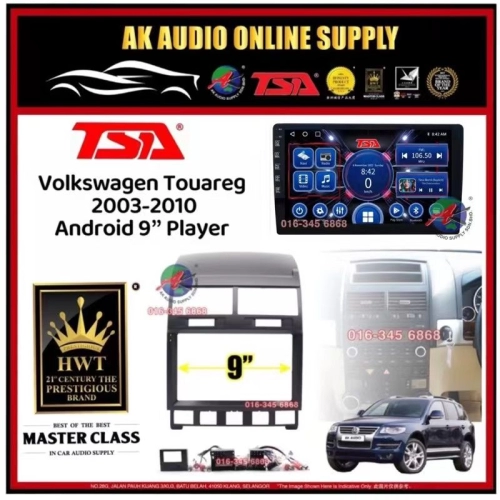 [ MTK 2+32GB ] TSA Volkswagen VW Touareg 2003 - 2010  With Canbus Android 9'' inch Car Player Monitor