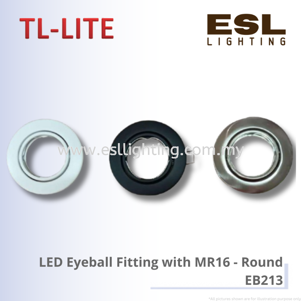 TL-LITE LED Eyeball Fitting with MR16 (Round) - EB213