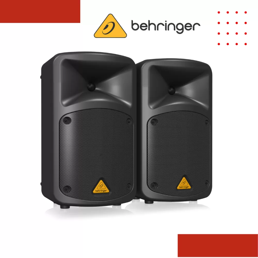 Behringer Europort EPS500MP3 500W 8-Channel Portable PA System with Speaker Stands‎