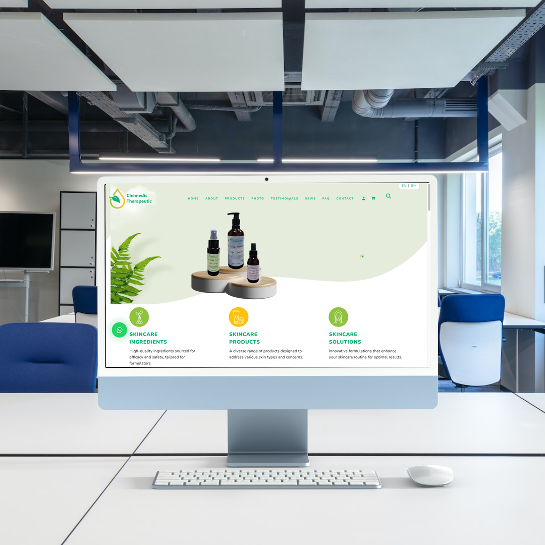 Chemedic Therapeutics 护肤与护理产品SEO | 槟城
