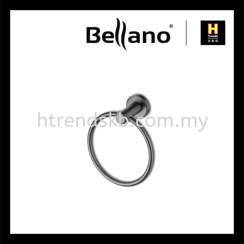 Bellano Towel Ring (Metal Grey) BLN7204MGSS