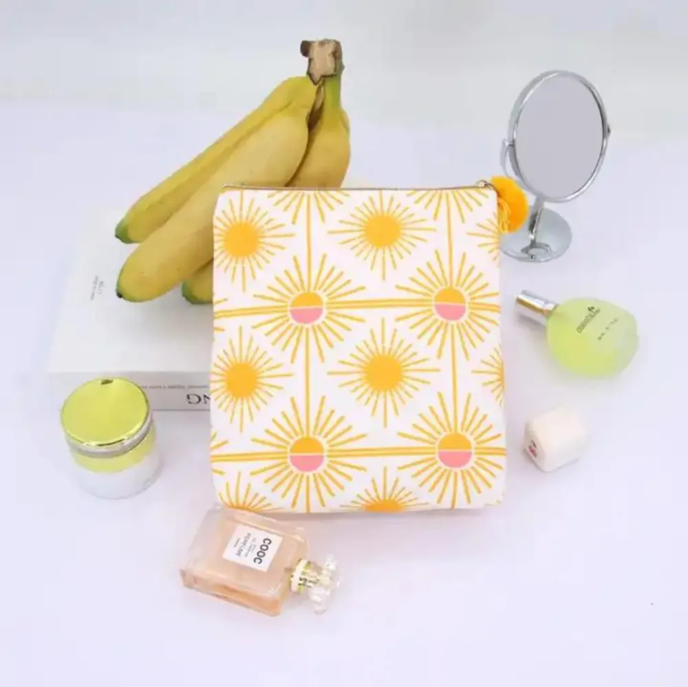 Eco Friendly Banana Fiber Pouch Zipper Bag