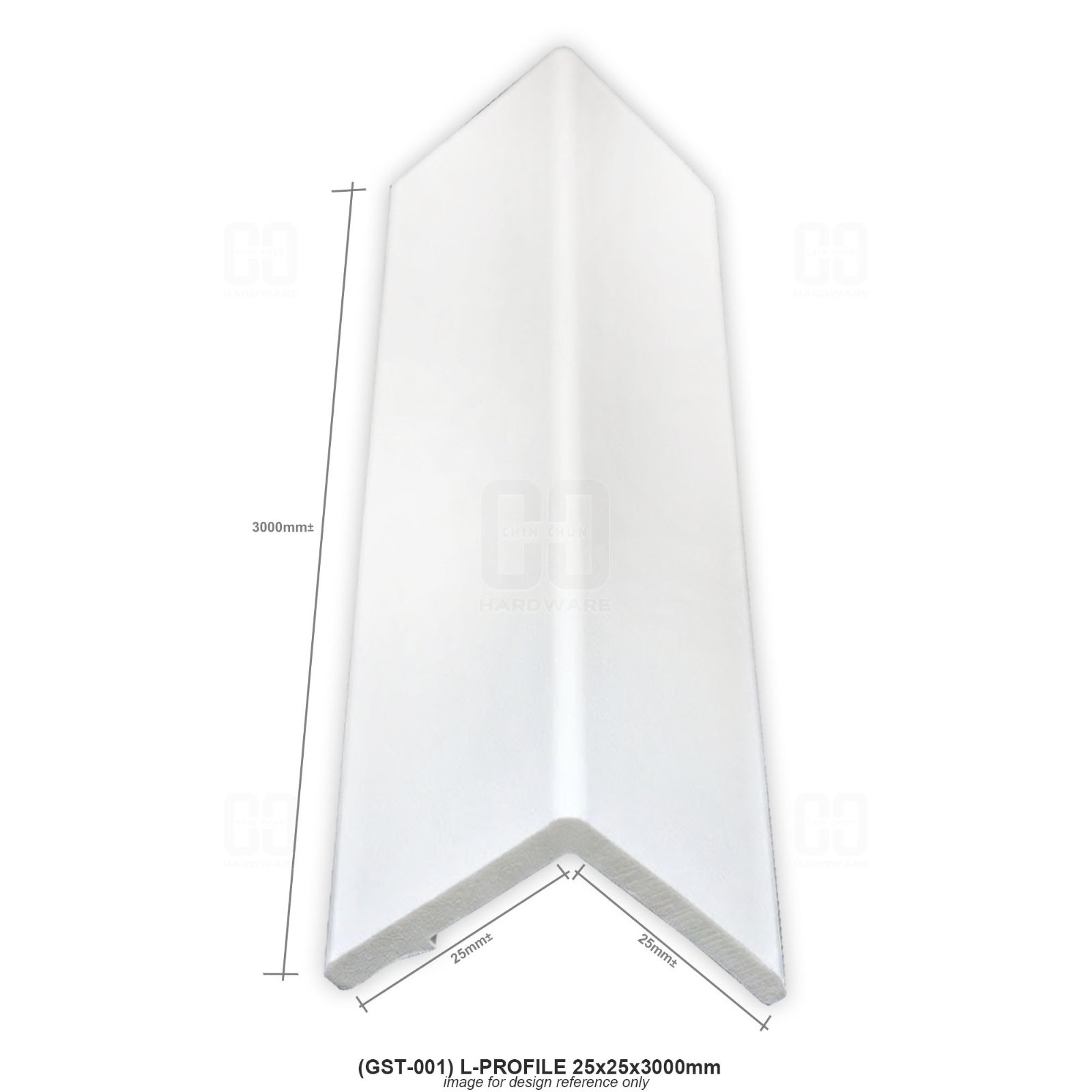 (GST-001) L-PROFILE 25x25x3000mm