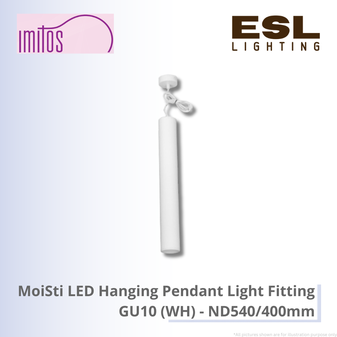 IMITOS MoiSti LED Hanging Pendant Light Fitting GU10 (WH) - ND540/400mm