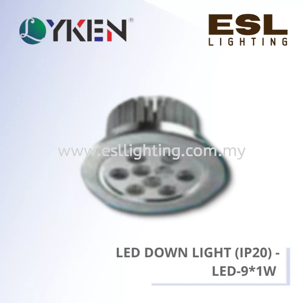 LYKEN ECO-LITE LED DOWNLIGHT IP20 - L2006-9WD / L2006-9WW
