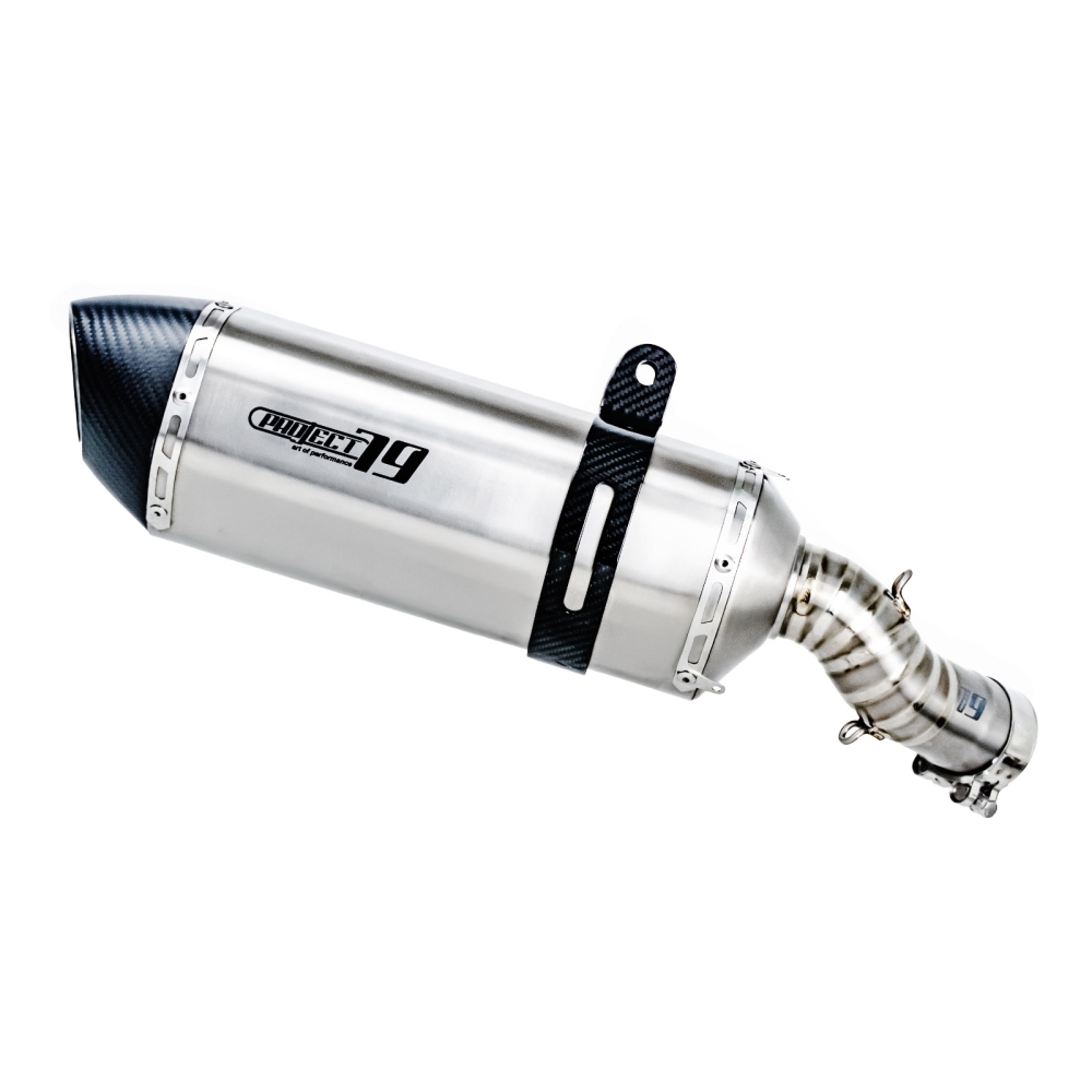 Project79 Titanium Slip On Exhaust System QPLK17TT + QPM04TT for Kawasaki ZX25R