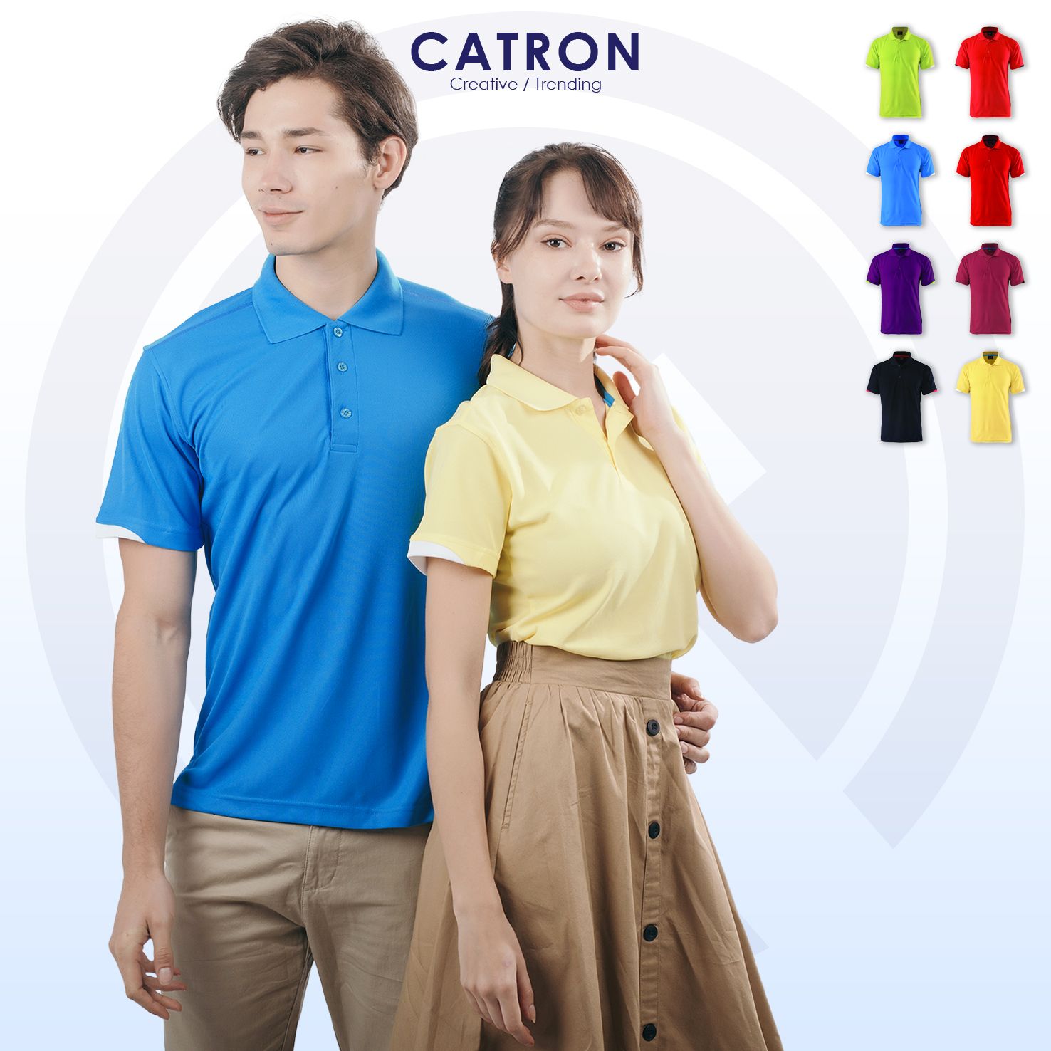 EM 2260 Simple Short Sleeve Collar T-shirt (170gsm)