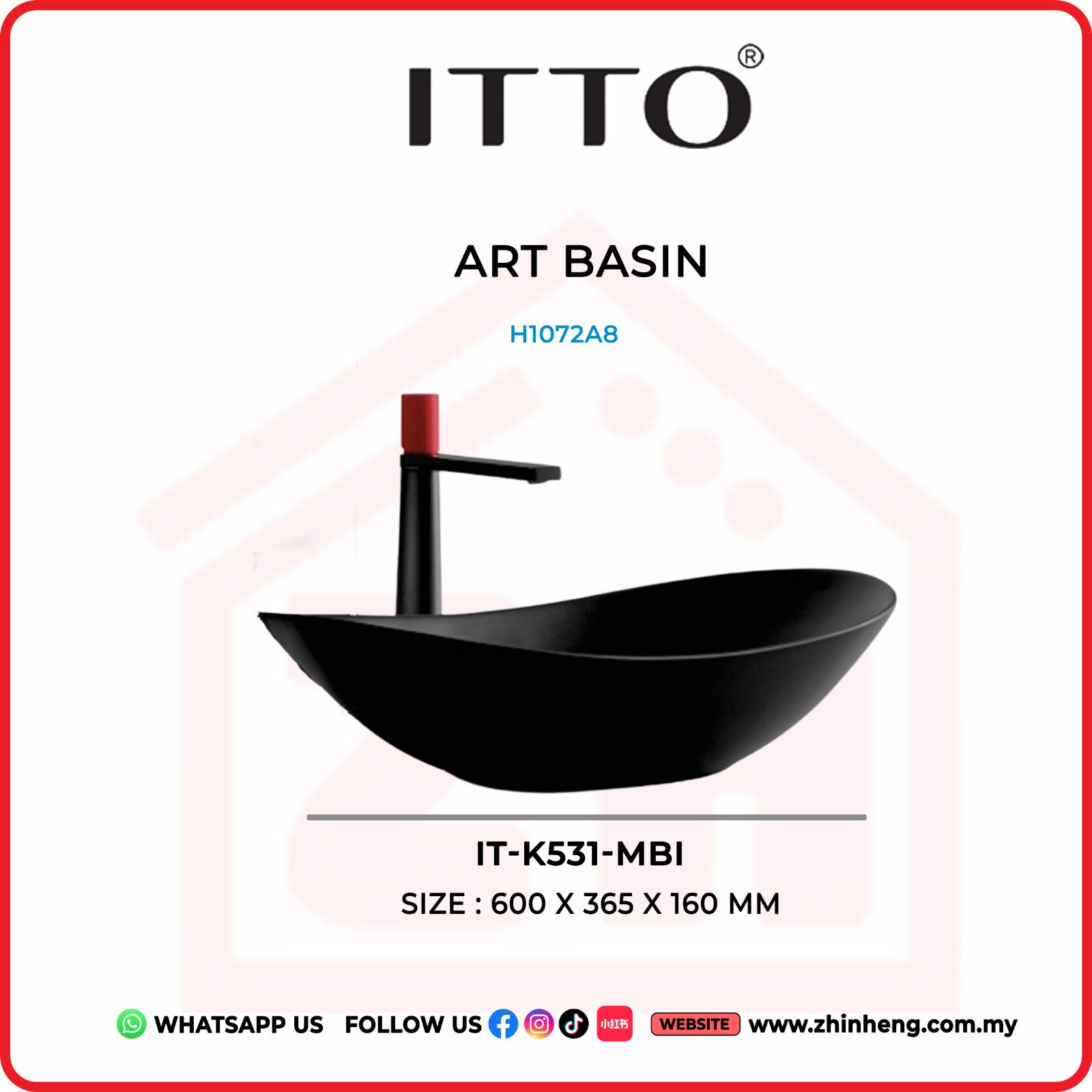 ITTO ART BASIN IT-K531-MBI
