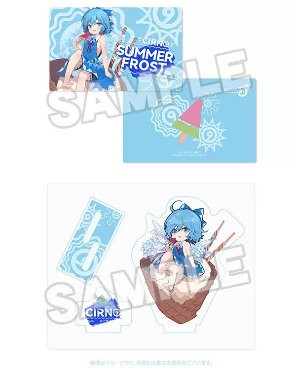 Solarain Toys Touhou Project Cirno Summer Frost 1/7 Scale Figure with Bonus 琪露诺 盛夏冰精 特典