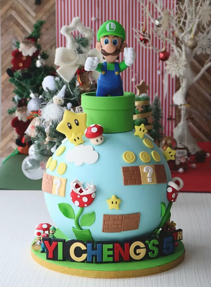 Super Mario Luigi Chocolate Pinata (Extra Large Size 12 Inch)