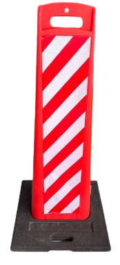 RUBBER BASE DIVIDER | PE TRAFFIC DIVIDER POLE