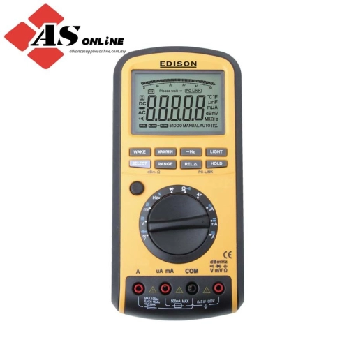 EDISON DAM100 Auto Range Digital Multimeter / Model: EDI5163420K