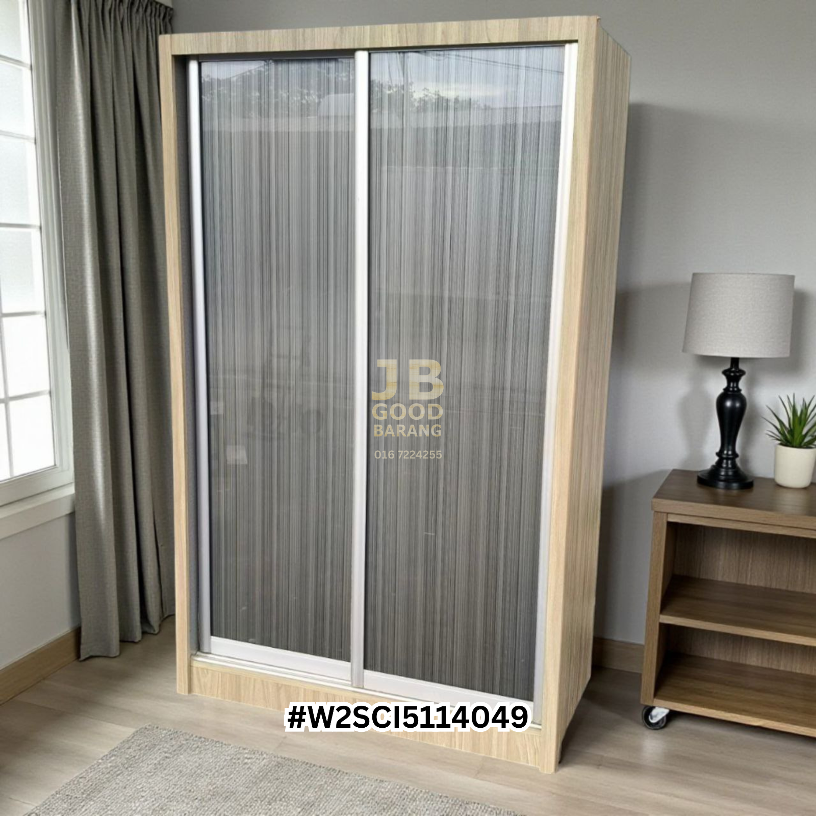 [SOLD] Good Quality Wooden Sliding Door Wardrobe