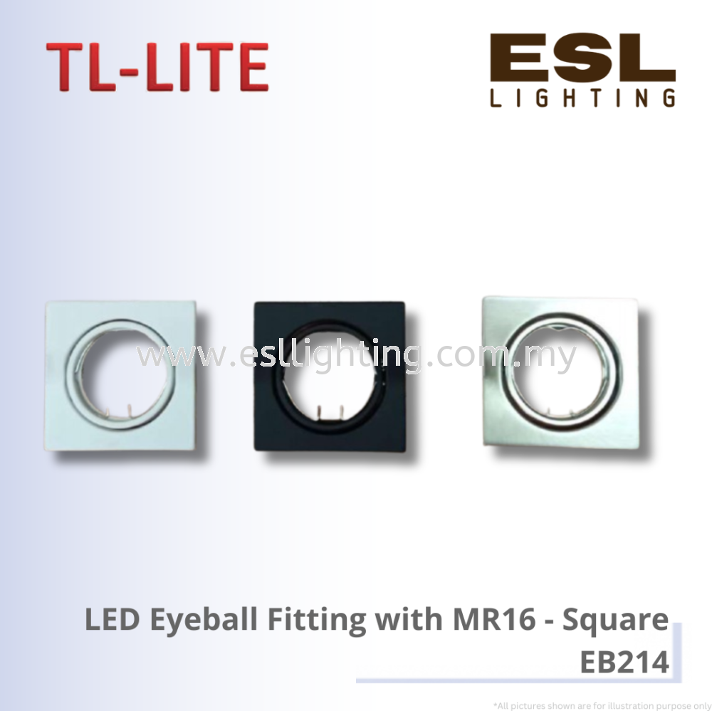 TL-LITE LED Eyeball Fitting with MR16 (Square) - EB214