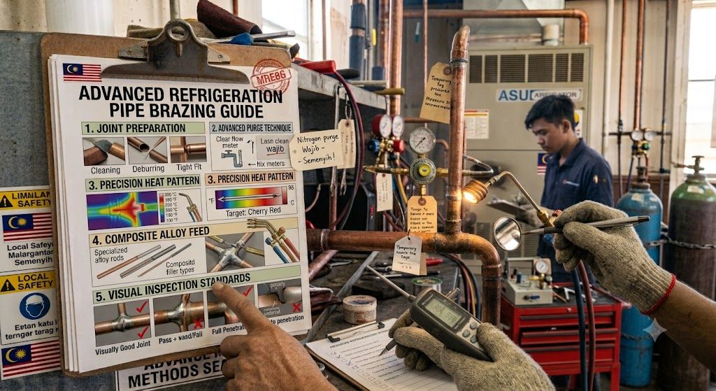 advanced refrigeration pipe brazing guide
