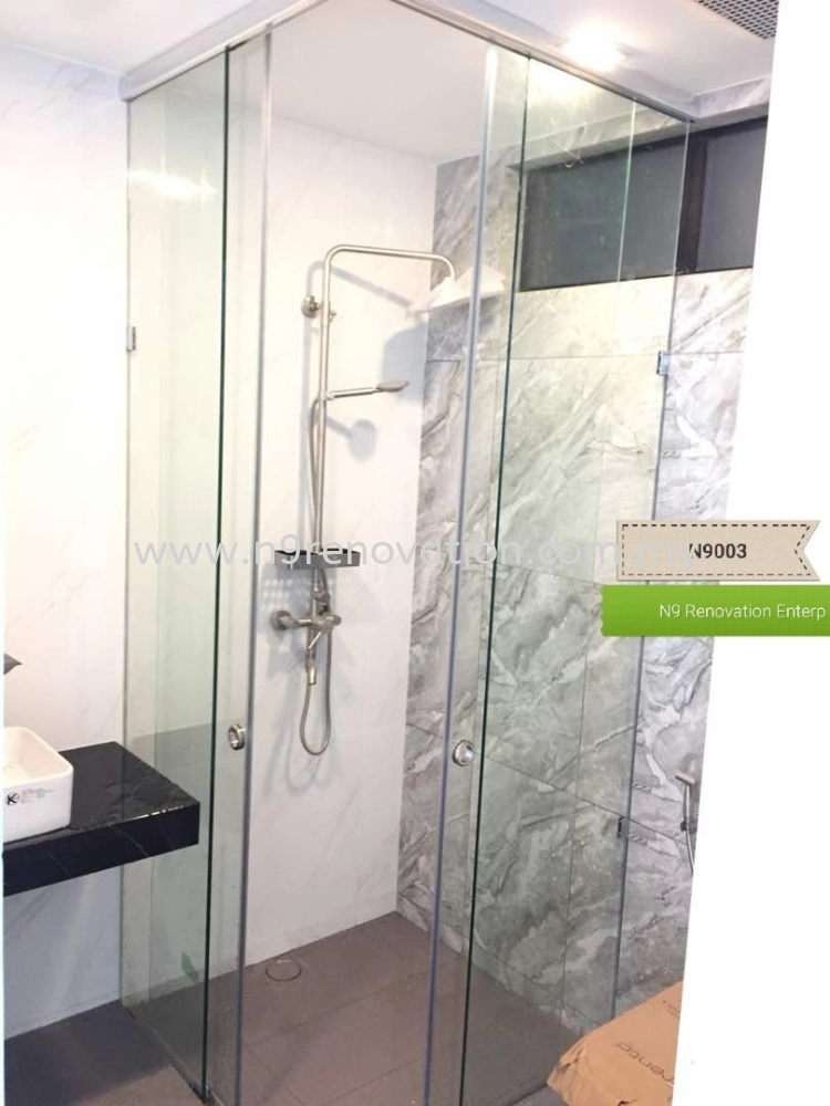 Shower Screen Tempered Glass