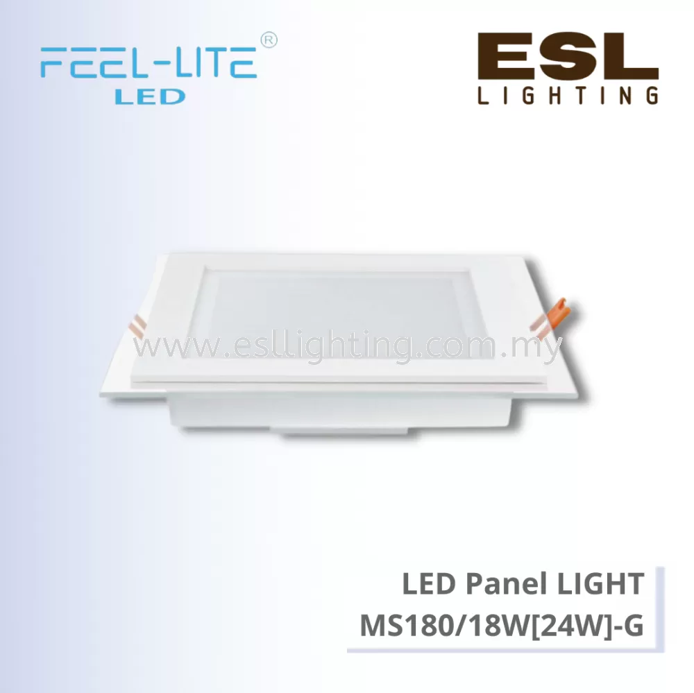 FEEL LITE LED RECESSED DOWNLIGHT SQUARE 18W [24W] - MS180/18W[24W]-G