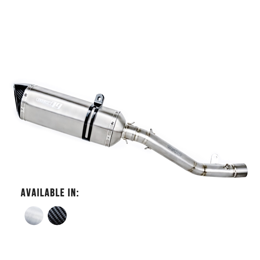 Project79 Titanium Long Version Slip On Exhaust System QPLK22TT + QPM06TT / QPM55(51)CB for Kawasaki ZX6R
