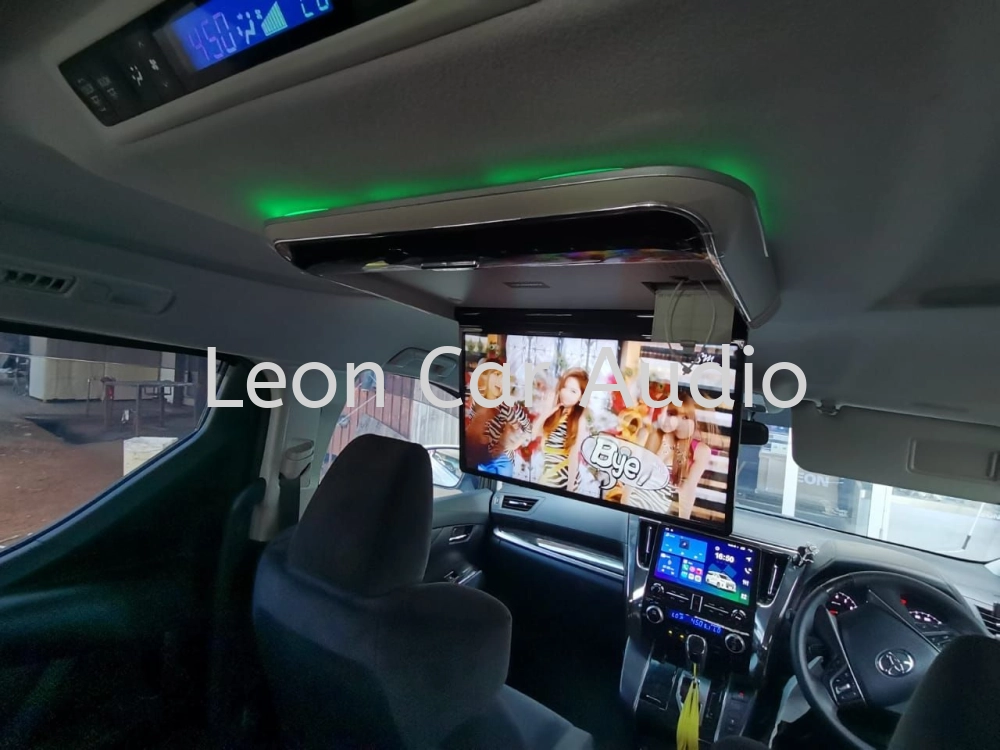 Toyota Vellfire Alphard agh30 14" fhd hdmi usb mp4 roof led monitor