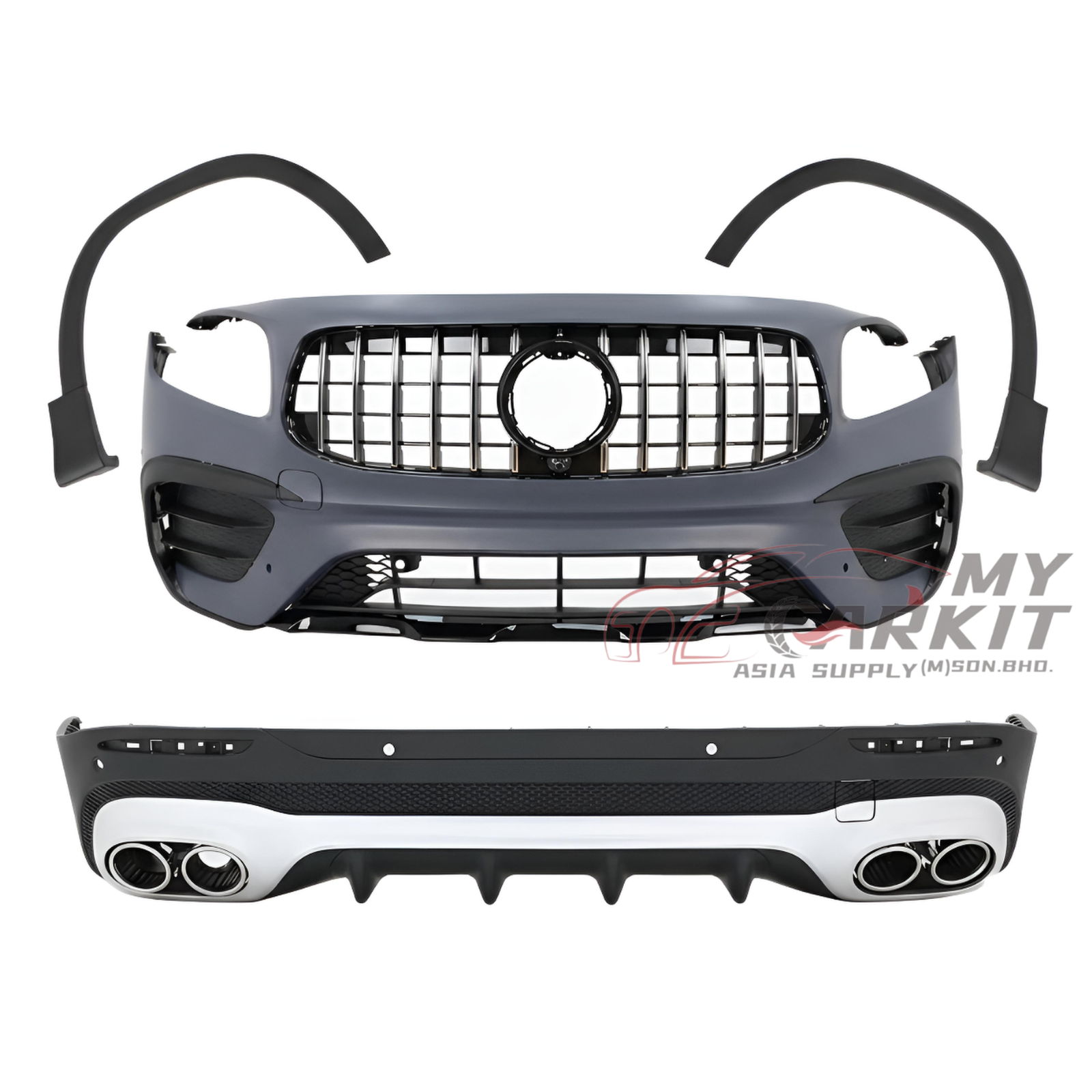MERCEDES BENZ GLB X247 2019 – 2023 CONVERSION GLB 45s BODY KIT BUMPER