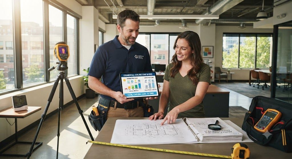 commercial HVAC cooling load calculation basics
